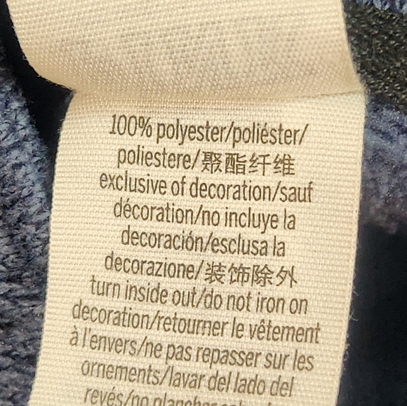 PINK Victoria's Secret Blue 1/4 Zip Top - Picture 10 of 11